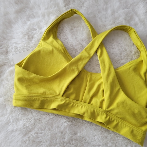 🌻OFFLINE BY AERIE REAL ME RUCHED SPORTS BRA SIZE L - Picture 3 of 4